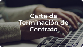 Carta de Terminación de Contrato